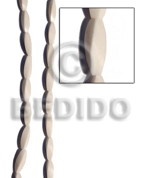 twisted bone beads 25mmx10mm - Bone Twist Cone Beads
