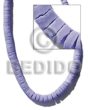 7-8mm coco heishe lavender color -