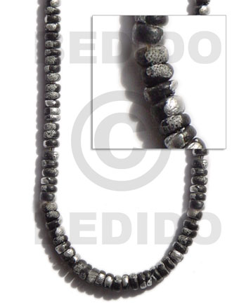 4-5mm coco Pokalet. black  splashing -
