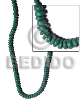 4-5mm moss green coco pokalet -