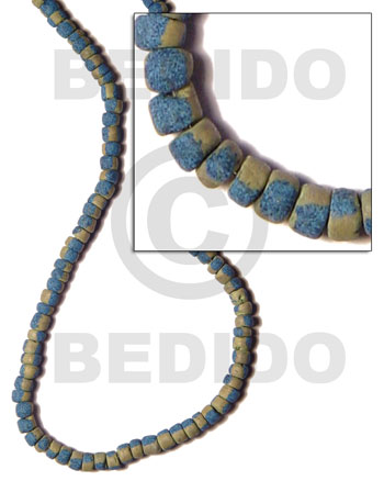 4-5mm coco Pokalet. avocado green  splashing -