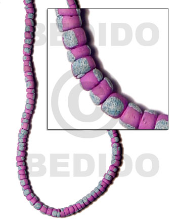 4-5mm coco Pokalet. lavender pink   splashing -