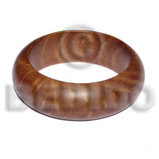 grained,stained, glazed and matte coated high quality nat. wood bangle / wood tones / ht= 27mm / 65mm inner diameter / 10mm  thickness -