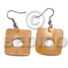 dangling 35mm square hammershell / orange -