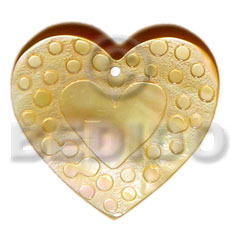45mm heart MOP  droplets design -
