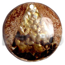 round 65mm laminated coco  brownlip cracking combinationnation -