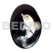 Inlaid Pawa Dolphin Brooch