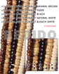 4-5mm coco pokalet black Coco Pokalet Beads