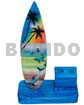 6inx3.5inx2.8in Handpainted Wood Surfboard Double