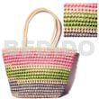 Abaca Eyelet Tricolor Lining