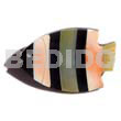 Inlaid Fish Black Tab Orange Luhuanus