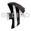 Inlaid Angelfish Brooch Troca Black Tab