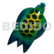 Sea Turtle Handpainted Wood Refrigerator