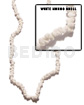 White mongo shell Whole Shell Beads