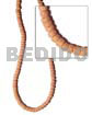 4-5mm peach coco pokalet Coco Pokalet Beads