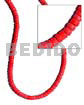 4-5mm red coco pokalet Coco Pokalet Beads