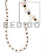 2-3mm Coco Heishe Bleach