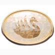 Oval Capiz Serving Tray