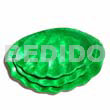 Green Clam Capiz Plate S M L