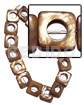 Wholesale Flat Rectangular Shell Beads