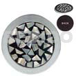 Stainless Metal Coaster Inlaid
