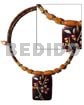 2-3mm Coco Heishe Natural Brown