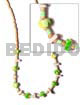 Coco flower splashing 2-3mm Choker Necklace