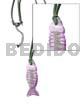 Lilac Fishbone Hammershell Glass