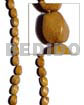 Wholesale Twisted Wood Beads