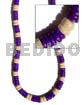 7-8mm coco pokalet violet Choker Necklace