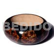 Wood Bangle Laminated Mahogany