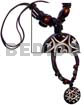 Tribal Carved 30mm Round Wooden