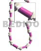 Pastel Lavender Wood Tube White