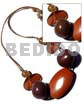 45mmx30mmx10mm Orange Natural Wood