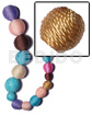 15mm natural white round wood Round Wood Beads