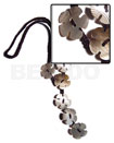 6pcs. 20mm Blacklip Flowers