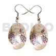 35mm Oval Hammershell Floral