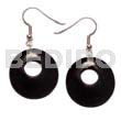 35mm Round Black Horn