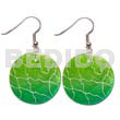 35mm Round Lime Green