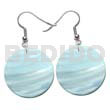 30mm Aqua Blue Round Kabibe