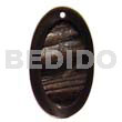 Oval Horn Natural Carving