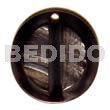 40mm Round Horn Natural