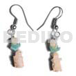 Dangling crazy cut shell Shell Earrings