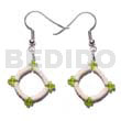 Dangling White Clam Glass