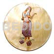 Round 40mm Mop Handpainted