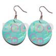 Dangling 35mm Round Kabibe Shell