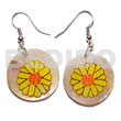 Dangling 30mm Round Handpainted Hammershell