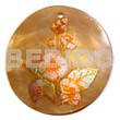 Round 40mm Brownlip Handpainted