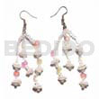 Dangling White Rose Multicolored