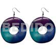Dangling Painted 40mm Ring Natural